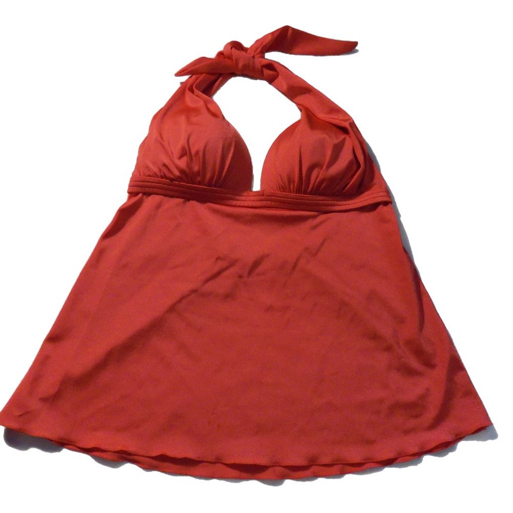 Women's Salmon Colored Tikini Top, Size 8